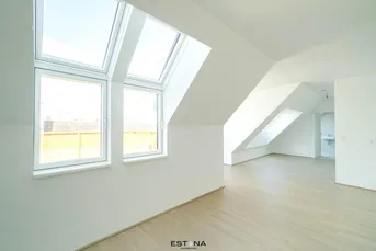 ruhig, zentral &amp; weit oben – Dachgeschoss-Wohnung mit Klasse - provisionsfrei