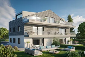 Nur noch eine Wohnung ! Penthouse Wohnung mit großer Terrasse und See Zugang