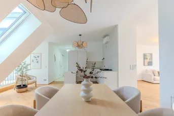 Exklusive Dachgeschosswohnung mit Terrasse in Hofruhelage – 1070 Wien