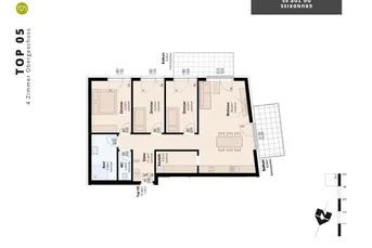 INNSBRUCK-LAND-wohnbaugeförderte 4-ZIMMERWOHNUNG - TOP05