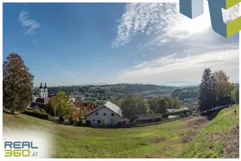 Schönes Grundstück mit wunderbarem Blick ins Alpenvorland!
