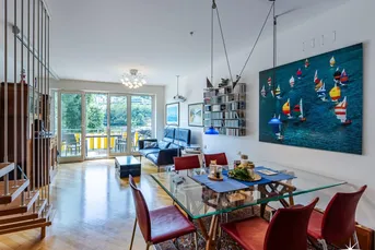 Traumhafte Maisonette-Wohnung direkt am Millstätter See. Privatstrand. Badekabine. Einfach royal.
