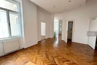Altbaubüro - 4 Bezirk - repräsentativ - 9 Räume - Parkettböden - U1
