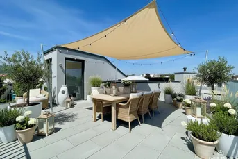 PROVISIONSFREI - NEUBAU |Klimatisiert | 4-Zimmer | Exklusive Neubau-Dachgeschosswohnung mit imposantem Dachterrassentraum mit Anninger-Blick im Zentrum Guntramsdorfs