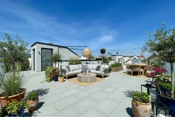 PROVISIONSFREI - NEUBAU |Klimatisiert | 4-Zimmer | Exklusive Neubau-Dachgeschosswohnung mit imposantem Dachterrassentraum mit Anninger-Blick im Zentrum Guntramsdorfs