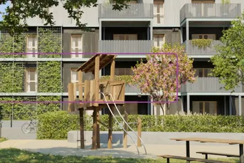GRÜNE STADTVILLEN - 4 Zimmer mit Balkon - mit Sichtholz in der Wohnung! | Ruhe - Natur - Holz | Provisionsfrei!