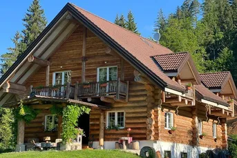 Luxuriöses Eco-Chalet mit privatem Schwimmteich in Nötsch im Gailtal