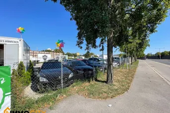 TOP-AUTOPLATZ MIT CA. 2.050 m² + BÜROCONTAINER – AUSGEZEICHNETE FREQUENZLAGE, Leopoldauer Straße 48-52, 1210 Wien.