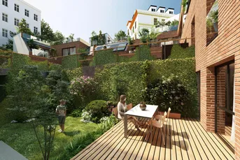 Eigener Garten mitten in Wien! 2-Zimmer-Erstbezug mit großer Terrasse