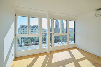 Moderne Dachgeschosswohnung mit atemberaubender Aussicht auf Wien