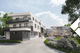 Moderne Arbeits- und Lebensräume: Bürogebäude und Mitarbeiterwohnungen in perfekter Harmonie