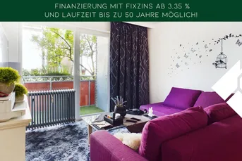 Zentrale 2-Zimmer-Wohnung mit Balkon in Innsbruck zu kaufen