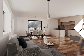Exklusive 2-Zimmer Neubauwohnung in Bad Häring zu kaufen! Top 3