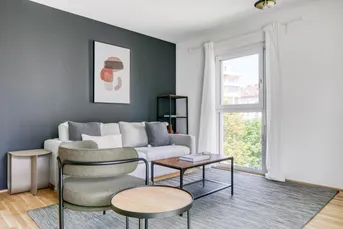 Neubau mit Stil! 3 Zimmer mit Balkon und hipper Wohnküche! Sowie Parkett, Badewanne und Ausblick (VIE181)
