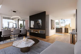 Penthousetraum mit Blick in die Weingärten