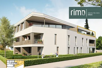 Wohnanlage in Altach | 3-Zimmer-Dachgeschosswohnung mit Terrasse - Top 08
