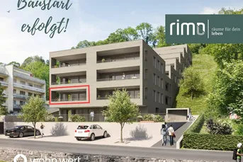 Wohnanlage "Hillside" - Traumhafte 3-Zimmerwohnung mit großzügiger Terrasse - Top 02