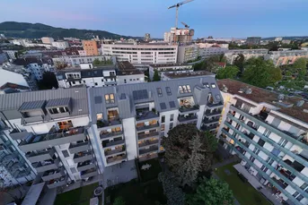 PILLmein. - Neubau-Dachgeschoss-Wohnung mit Empore über den Dächern von Linz Hochwertig wohnen, wo das Leben stattfindet!