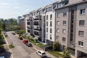 BAUSTART erfolgt! - Exklusiver Erstbezug mit Balkon in zentraler Lage - 3-Zimmer-Wohnung in Linz! PILLmein