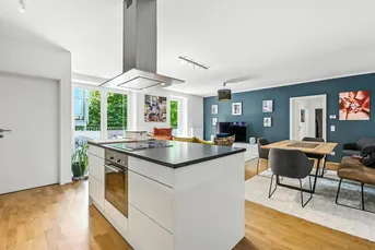 GROßZÜGIGE ca. 118 m² WOHNUNG MIT RUHIGER LOGGIA INS GRÜNE | 5 Zimmer möglich |RUHELAGE IM INNENHOF | INKLUSIVE KÜCHE | PARKPLATZ VORHANDEN | ZWEITBEZUG | 
