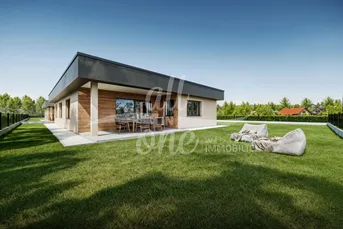 *Neubau* Bungalowtraum mit Garten, Terrasse &amp; Ausblick – Nähe Velden