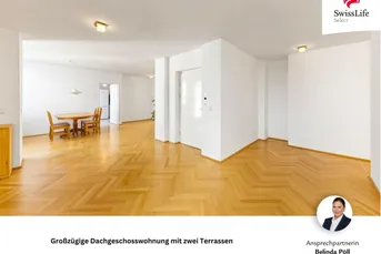 4 Zimmer Dachgeschosswohnung mit 2 Terrassen | Mit dem Lift direkt in die Wohnung