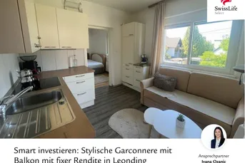 Smart investieren: Stylische Garconnere mit Balkon mit fixer Rendite in Leonding
