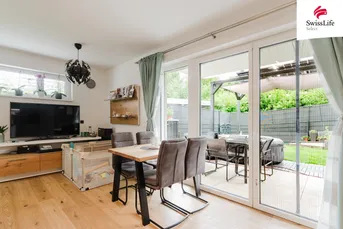 Modern &amp; gemütlich -- 3-Zimmer-Wohnung mit Garten, Garage &amp; Carport (BJ 2022)