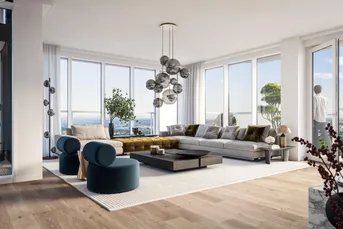 MARINA TOWER - PENTHOUSE-Wohnung im 39. Geschoß mit fantastischer Dachterrasse