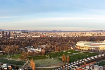 TOP 324 - 3 Zimmer mit Freiflächen/City und Prater FERNBLICK!