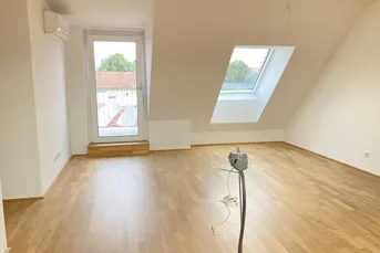 Erstbezug im Herz von Großjedlersdorf!Terrassentraum im DG: 3 Zimmer mit Weitblick *Provisionsfrei*
