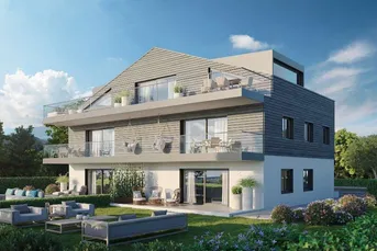 PENTHOUSE MIT LIFT - Exklusiv wohnen direkt am Attersee mit Ausblick