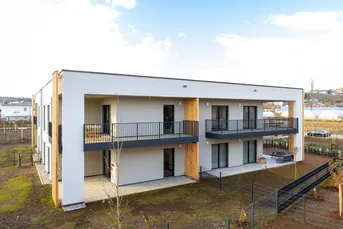 Wunderschöne 4-Zimmer Neubauwohnung mit großzügiger Terrasse, Eigengarten, Tiefgarage, Deckenkühlung, Fußbodenheizung, Photovoltaik, nachhaltig, exklusiv