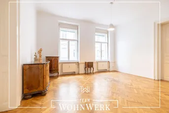 Repräsentative Altbauwohnung mit Terrasse – Stil, Raum und Lage in perfekter Harmonie - Büro- oder Praxisnutzung ebenso möglich