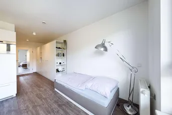 DIE ZIMMEREI | Möblierte 1-Zimmer-Wohnung an der SFU &amp; WU - ideal für Studierende | Bigger Bude