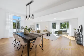 5 Zimmer Penthouse mit 4 Terrassen und Garage in Hietzing – ohne Dachschrägen