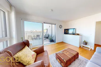 Exklusives Penthouse mit Skylineblick auf die Donaustadt