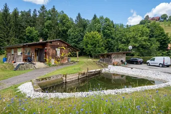 Freizeitgrundstück in ruhiger Lage mit Fischteichen!