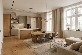 ELEGANZ TRIFFT MODERNE - ERSTBEZUG IM REVITALISIERTEN STILALTBAU - PROVISIONSFREI