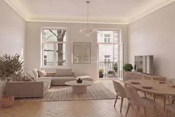 Provisionsfrei: 4-Zimmer-Altbau-Erstbezug beim Schloss Belvedere