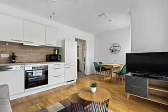 Vollmöblierte zentral begehbare 2-Zimmer Wohnung | Balkon | 1100 Wien