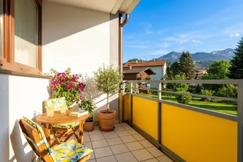 Sonnige 3-Zimmer-Wohnung mit Loggia, Bergblick &amp; Parkplatz in Bischofshofen