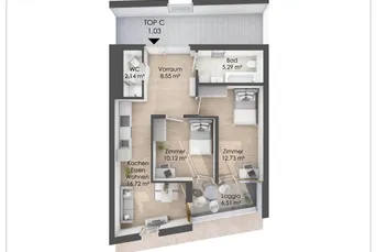 Moderne Wohnung im Stadtcarré Wilten verfügbar