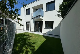 NEUBAU-Gartenwohnung-barrierefreie-2-ZimmerWien Essling bei Kirschenallee