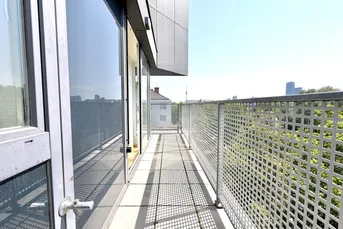 1-Zimmer-Mietwohnung mit Terrasse und Loggia in Top-Lage zwischen U1 Vorgartenstraße &amp; U6 Handelskai