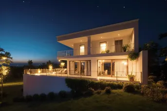 Aufgepasst: Traumhafte Architektenvilla mit Weitblick und Pool! (NEUBAU)