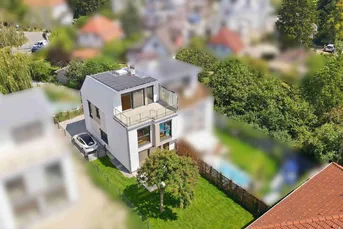 Schlüsselfertige Doppelhaushälfte nahe Alte Donau - exklusive Ruhelage, Garten, Keller &amp; PV-Anlage