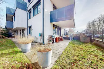 MODERNE 3-ZIMMERWOHNUNG MIT GARTEN, TERRASSE &amp; 2 KFZ-STELLPLÄTZEN