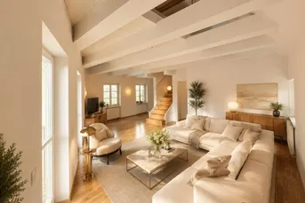 Lichtdurchflutete charmante Maisonette-Wohnung – Erstbezug nach Sanierung
