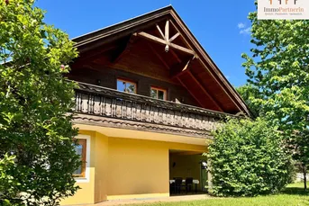 Seeblick &amp; 1.056 m² Grund: Familienhaus in sonniger Ruhelage von Seeboden